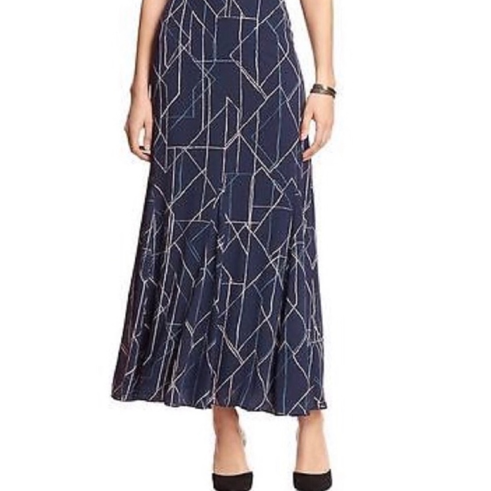 Banana Republic Factory Blue Maxi Skirt - 2